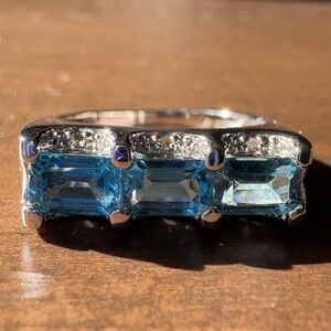 Blue Topaz Ring